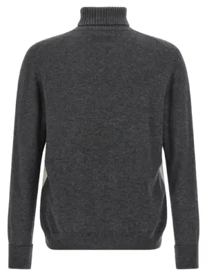 Argyle turtleneck B2P01012KA895010 BALLANTYNE Gray