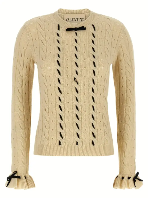Valentino Garavani wool sweater VALENTINO GARAVANI White