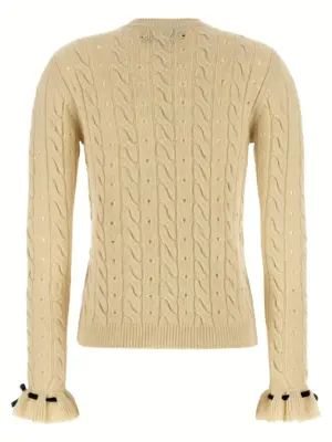 Valentino Garavani wool sweater B3KC66Z9K9ET5 VALENTINO GARAVANI White