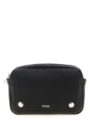 'Messenger Pebble' small crossbody bag LOEWE Black