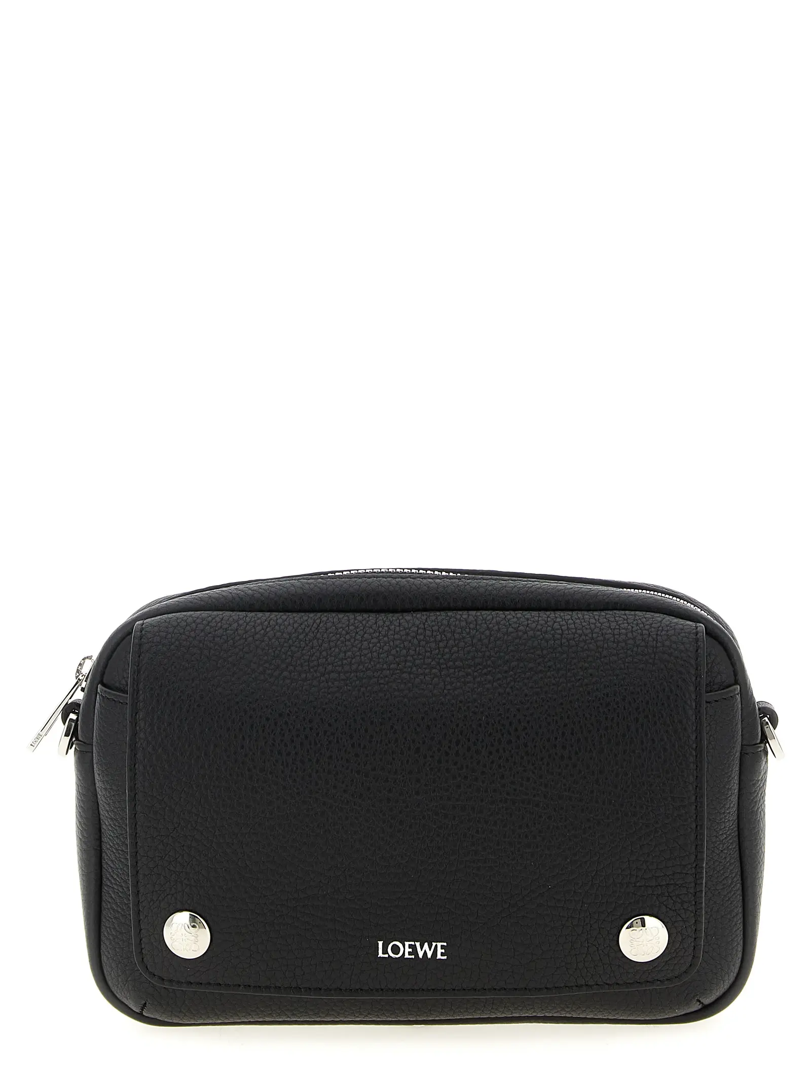 Сумка крос-боді Loewe Messenger Pebble Small Чорна 1 'Messenger Pebble' small crossbody bag LOEWE Black