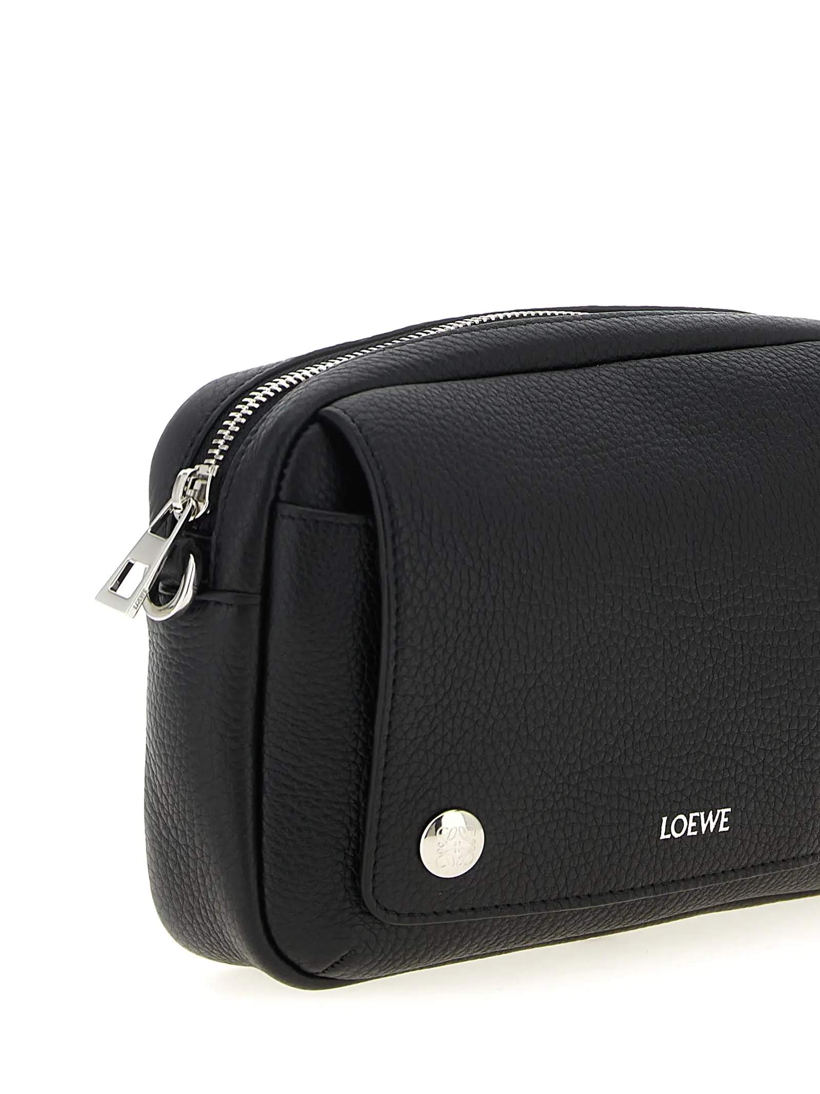 Сумка крос-боді Loewe Messenger Pebble Small Чорна 3 'Messenger Pebble' small crossbody bag Unisex LOEWE Black