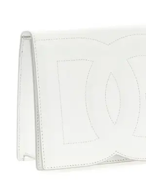 Logo crossbody bag Woman DOLCE & GABBANA White
