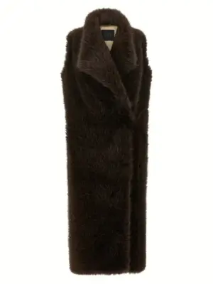 'Bear' vest B&B COUTURE Brown