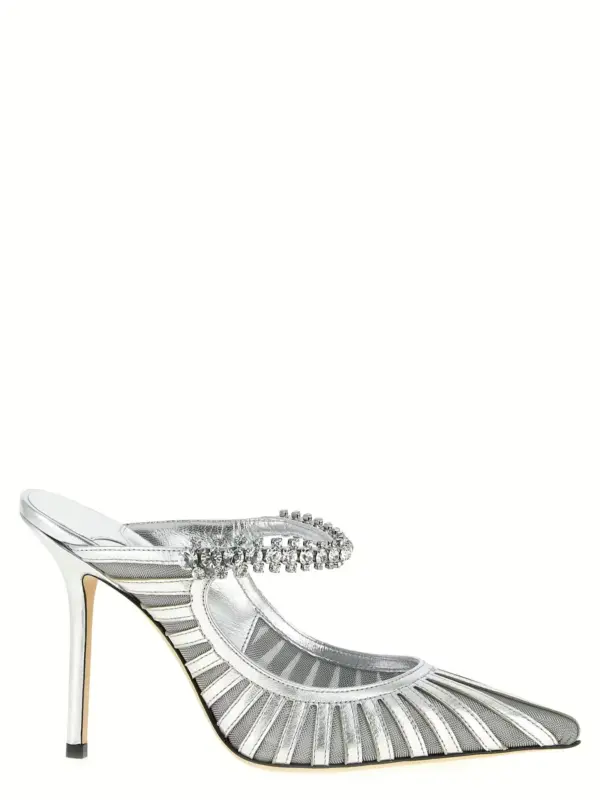 'Bing' mules JIMMY CHOO Silver