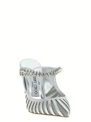 'Bing' mules BING100GDJSILVER JIMMY CHOO Silver