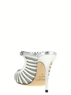 'Bing' mules Woman JIMMY CHOO Silver