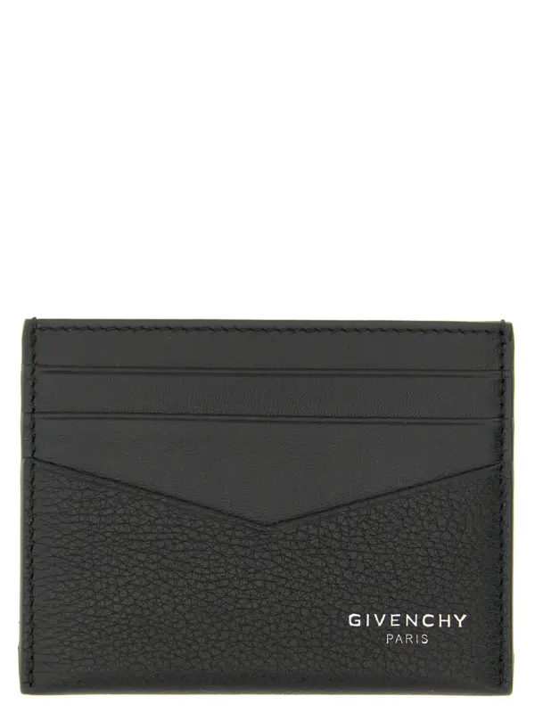 Leather cardholder GIVENCHY Black