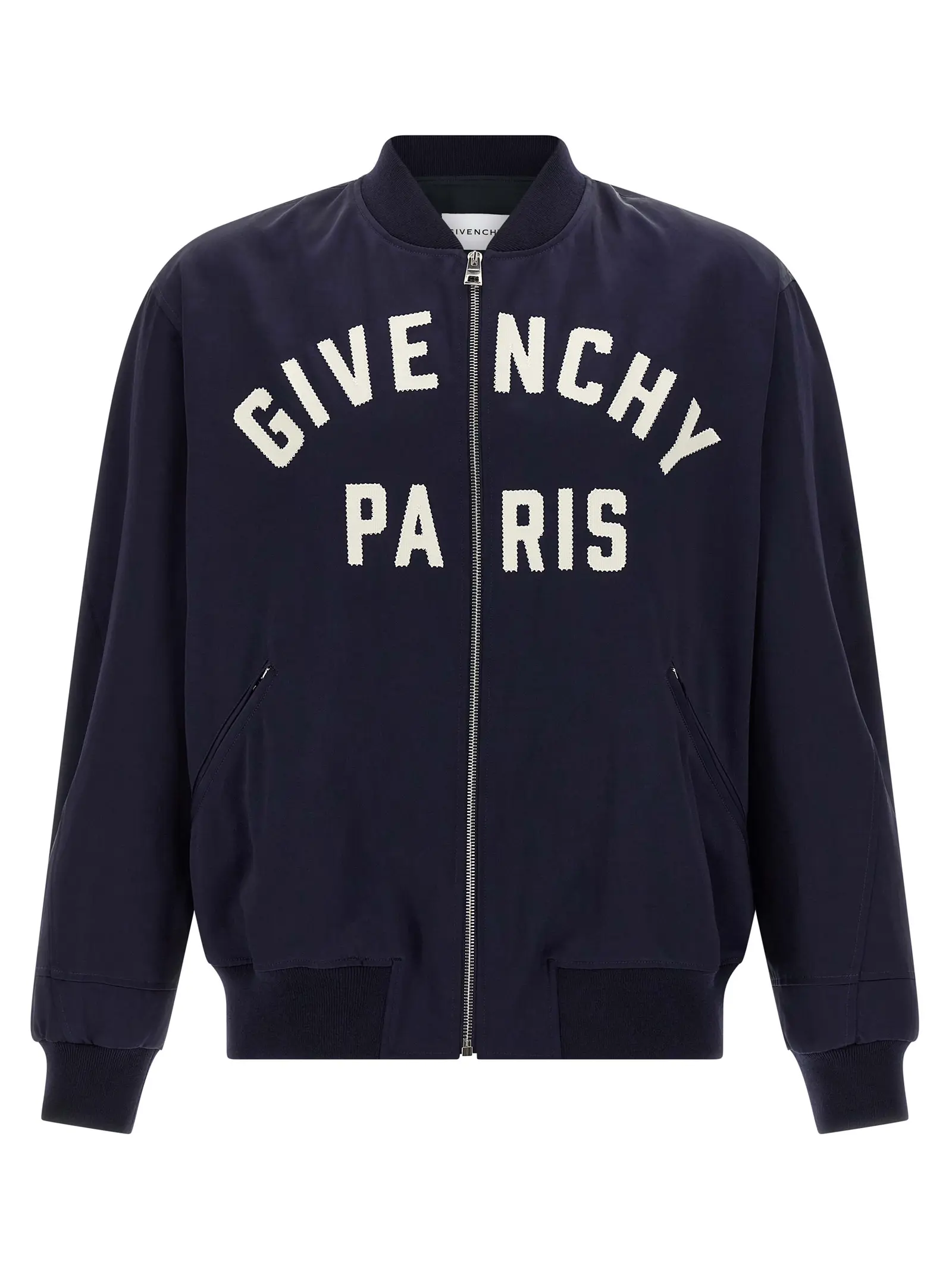 Бомбер Givenchy Logo Синій 1 Logo bomber jacket GIVENCHY Blue