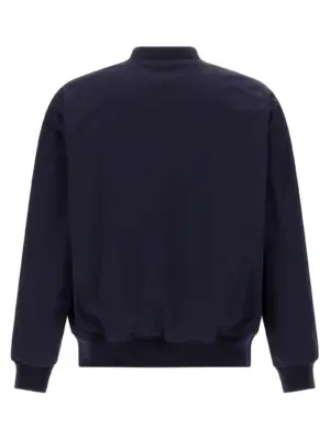 Logo bomber jacket BM01E01610410 GIVENCHY Blue