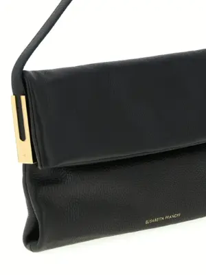 Logo shoulder bag Woman ELISABETTA FRANCHI Black