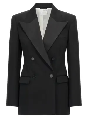 Satin lapel blazer GIVENCHY Black