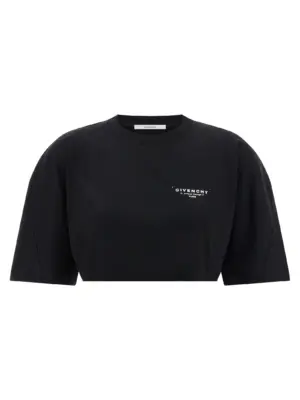 Cropped T-shirt GIVENCHY Black