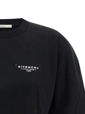 Cropped T-shirt Woman GIVENCHY Black