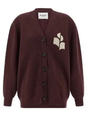 'Norton' cardigan MARANT ETOILE Bordeaux