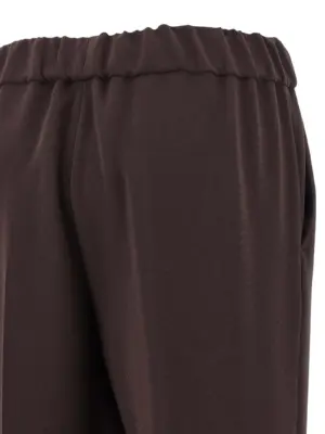 Cady pants 71% triacetate 29% polyester ALBERTO BIANI Brown