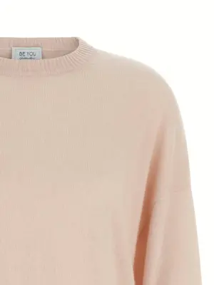 Crewneck sweater Woman BE YOU Pink