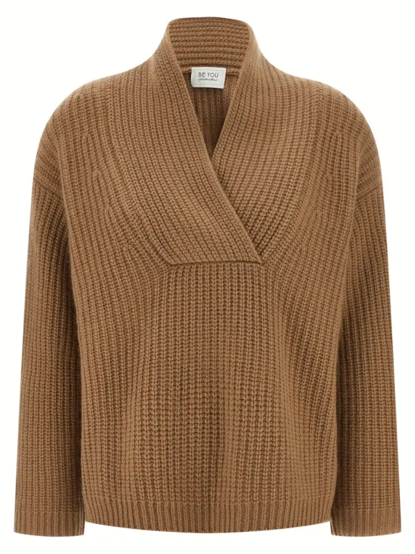 Cashmere sweater BE YOU Beige