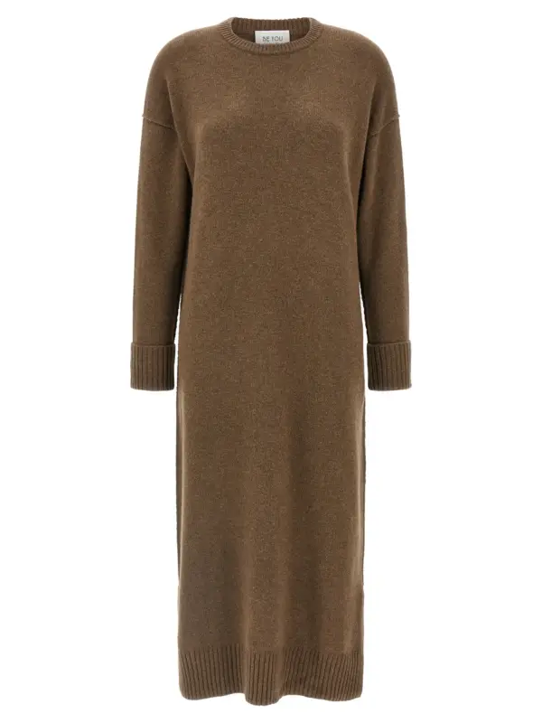 Cashmere dress BE YOU Brown