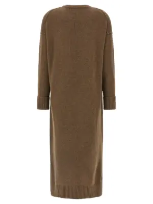 Cashmere dress CD8204F5277 BE YOU Brown