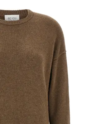 Cashmere dress Woman BE YOU Brown