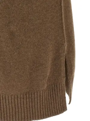 Cashmere dress 100% cashmere BE YOU Brown