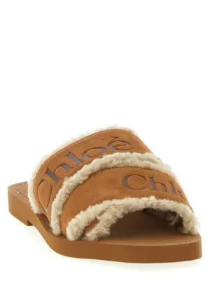 'Woody' sandals CH25W188TX270 CHLOÉ Brown