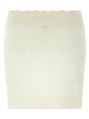 Jacquard logo skirt CH25WMJ06590107 CHLOÉ White