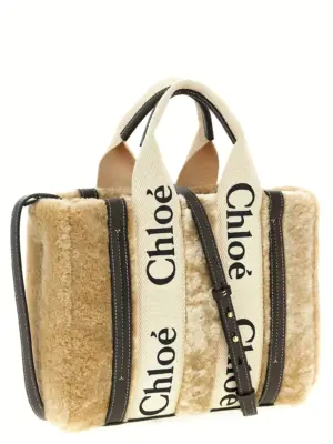'Woody' small handbag CH25WS397Q4424M CHLOÉ Beige