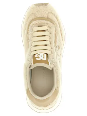 'DG Cushion' sneakers 9%Veal 91%Lamb DOLCE & GABBANA Beige