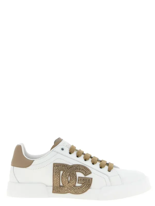 'Portofino' sneakers DOLCE & GABBANA Beige