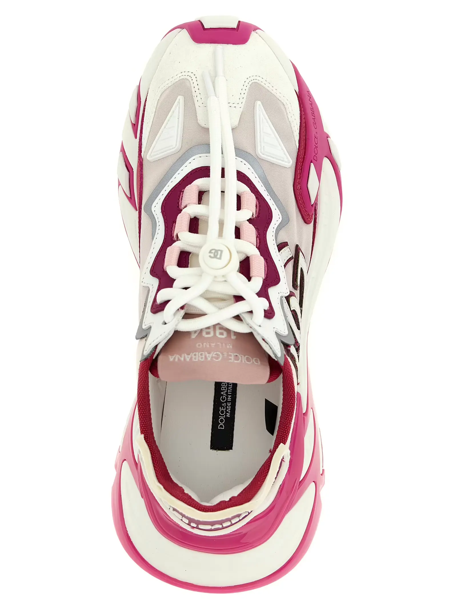 Кросівки Day Faster Dolce Gabbana Фуксія 4 'Day Faster' Sneaker 84% viscose 10% lh 6% polyamide DOLCE & GABBANA Fuchsia
