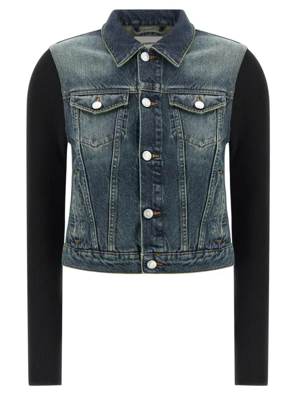 'Hybrid Rib Denim' jacket COPERNI Blue