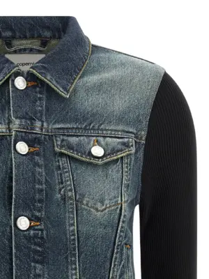 'Hybrid Rib Denim' jacket Woman COPERNI Blue