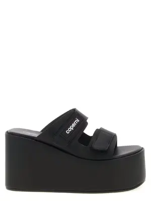 'Patch Wedge Sandal' wedges COPERNI Black