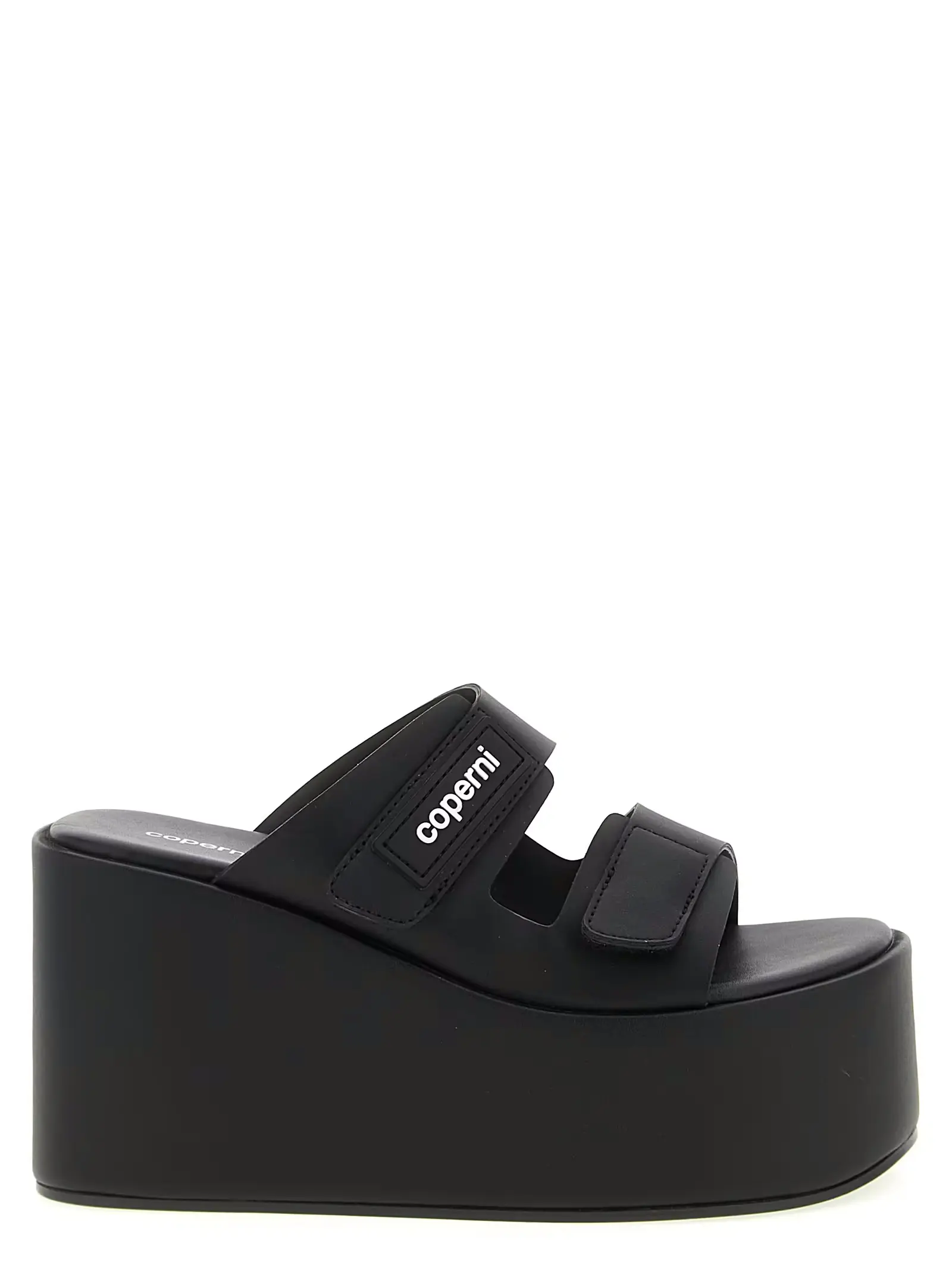 Босоніжки на танкетці Patch Wedge Sandal Coperni Чорні 1 'Patch Wedge Sandal' wedges COPERNI Black