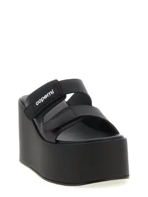 'Patch Wedge Sandal' wedges COPSH76F6015BLK COPERNI Black