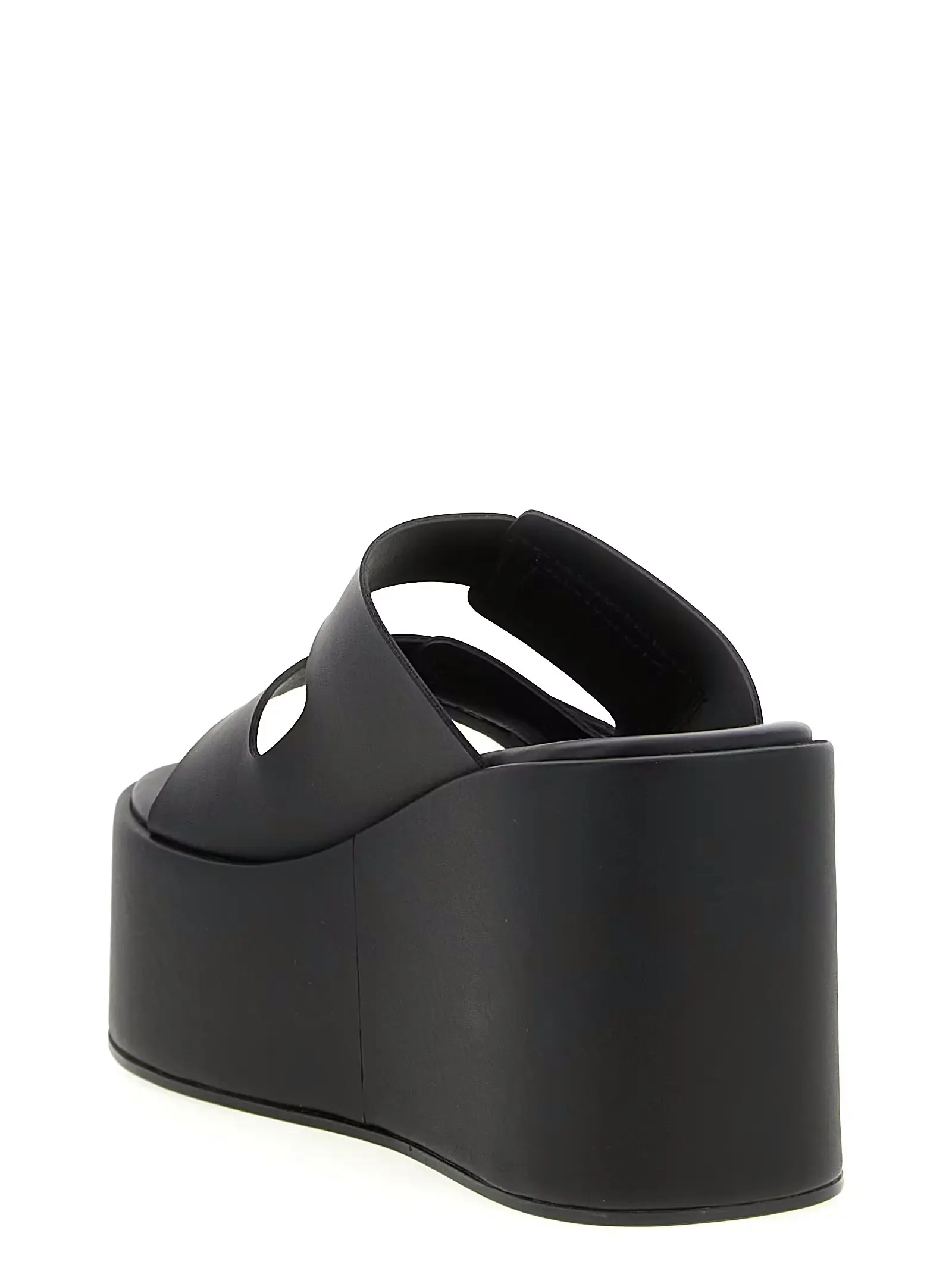 Босоніжки на танкетці Patch Wedge Sandal Coperni Чорні 3 'Patch Wedge Sandal' wedges Woman COPERNI Black