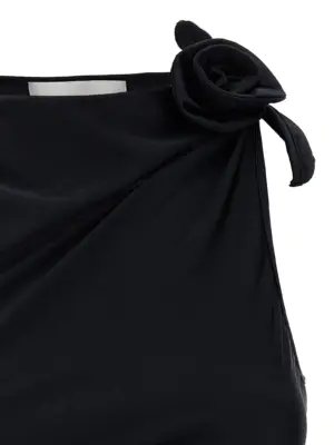 'Asymmetric Flower' top Woman COPERNI Black