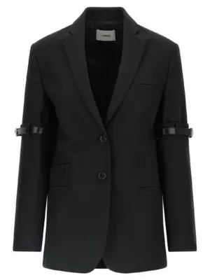 'Logo Belted' blazer COPERNI Black