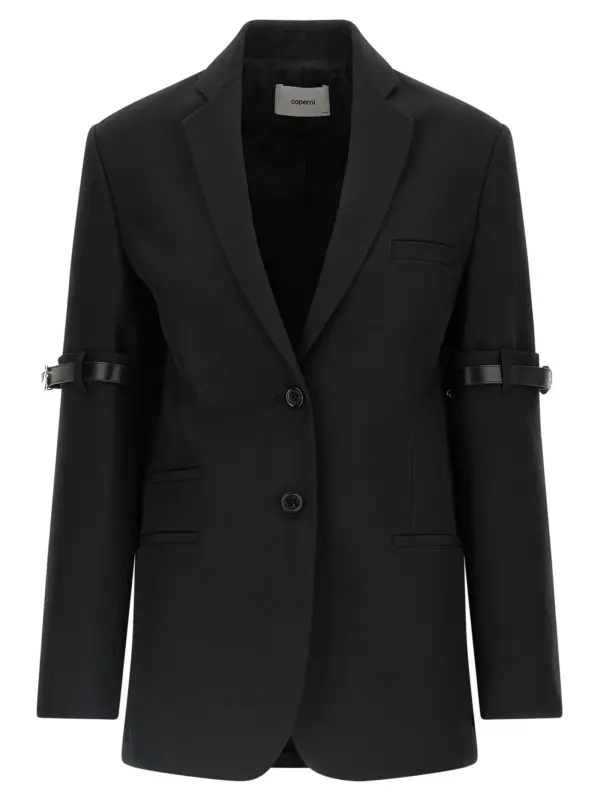 'Logo Belted' blazer COPERNI Black