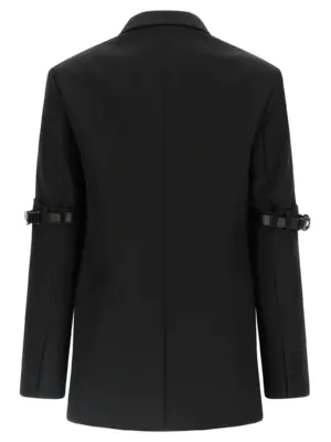 'Logo Belted' blazer COPV37F3004BLK COPERNI Black