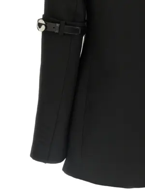 'Logo Belted' blazer 100% polyester COPERNI Black