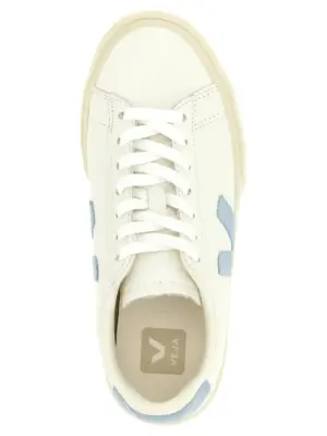 'Campo' sneakers 100% organic traced leather VEJA Light Blue