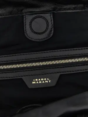 'Silven N/S' shoulder bag 100% cow leather (Bos Taurus) ISABEL MARANT Black