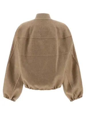 Cashmere bomber jacket CTD225F215L687VR3 FABIANA FILIPPI Beige