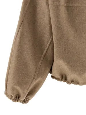 Cashmere bomber jacket 100% cashmere FABIANA FILIPPI Beige