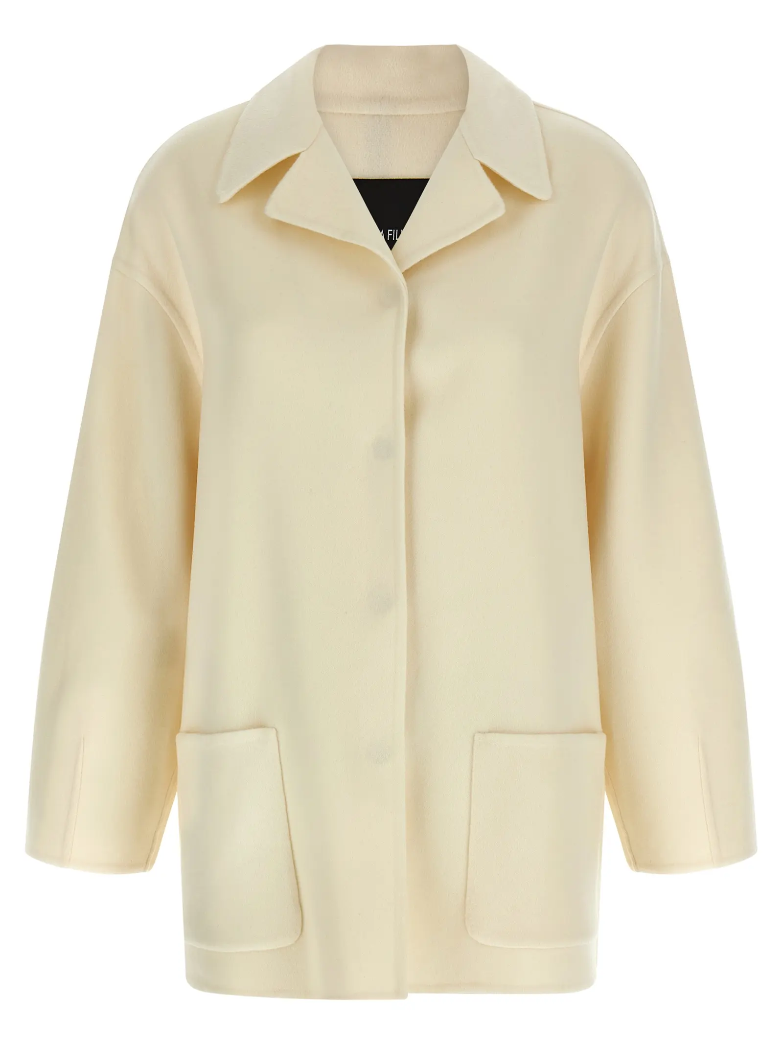 Пальто кашемірове Cashmere Fabiana Filippi Біле 1 Cashmere coat FABIANA FILIPPI White