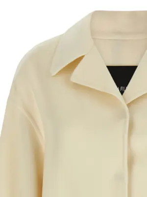 Cashmere coat Woman FABIANA FILIPPI White