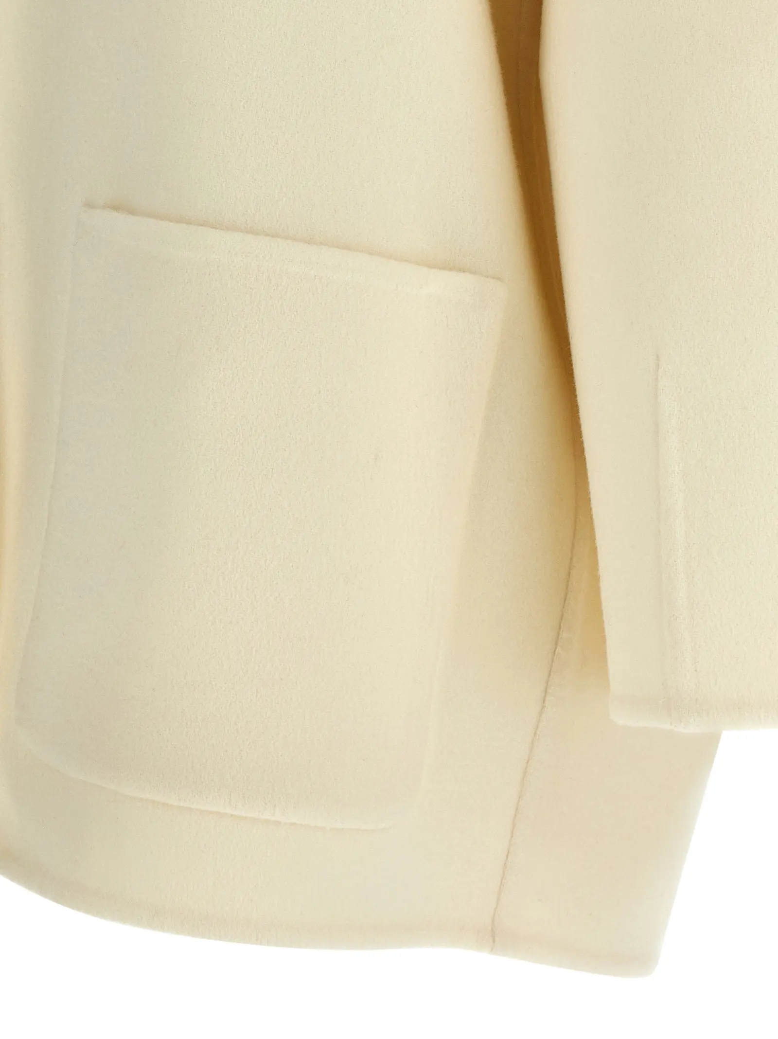 Пальто кашемірове Cashmere Fabiana Filippi Біле 4 Cashmere coat 100% cashmere FABIANA FILIPPI White